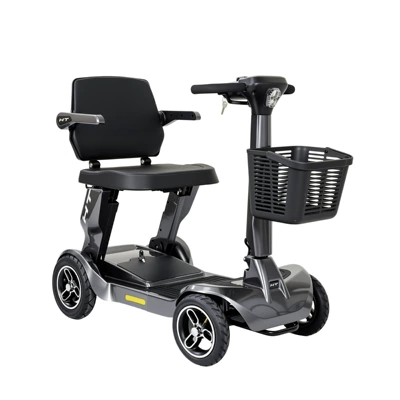 Qatlanan elektrik velosipedlər — with disabilities - s9-gray-250w-24v12a-ternary-lithium-battery
