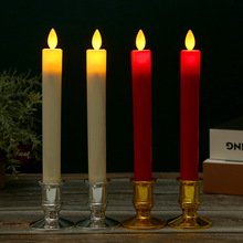 led电子蜡烛灯 长杆摇摆杆蜡 晃动仿真led电子蜡烛 家居婚庆装饰