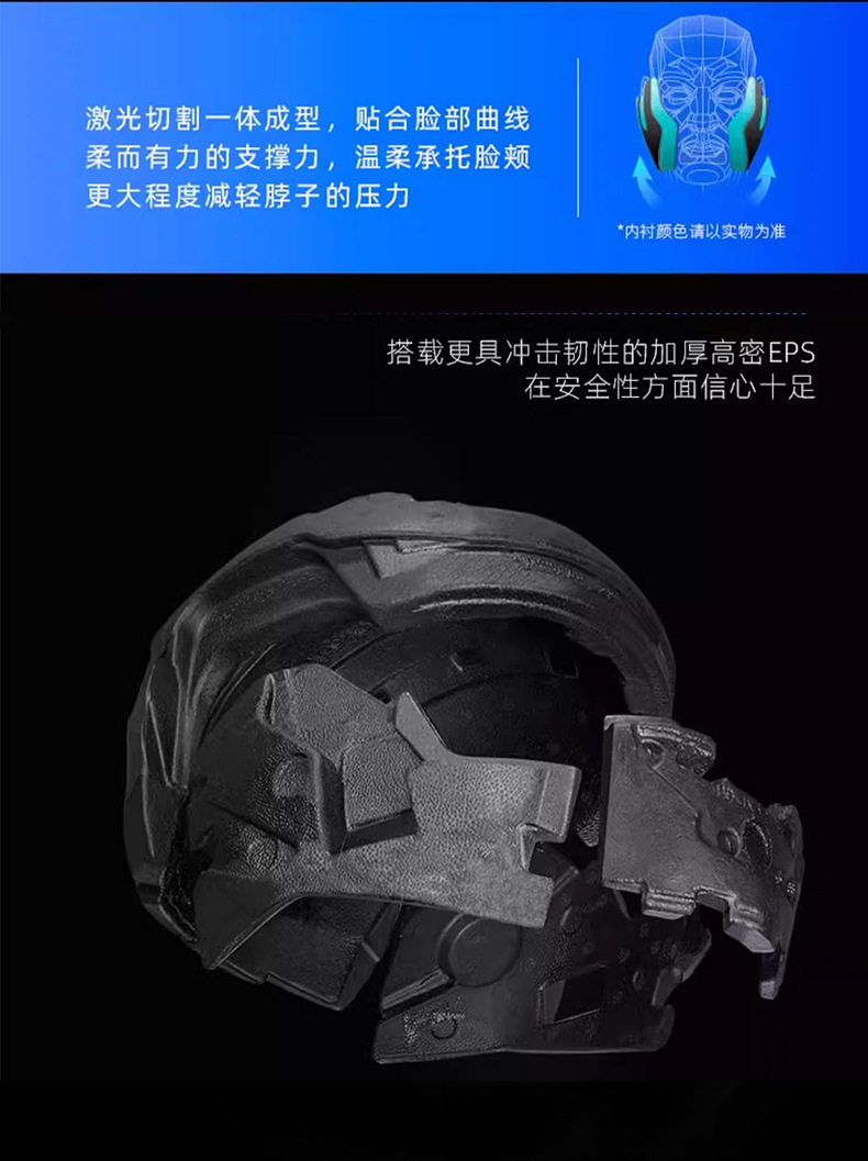 Bld Wholesale Motorcycle Full-Face Helmets, Electric Vehicle Helmets, Dual-Lens Flip-Up Helmets, Riding Half Helmets, Exclusively for Cross-Border Sales