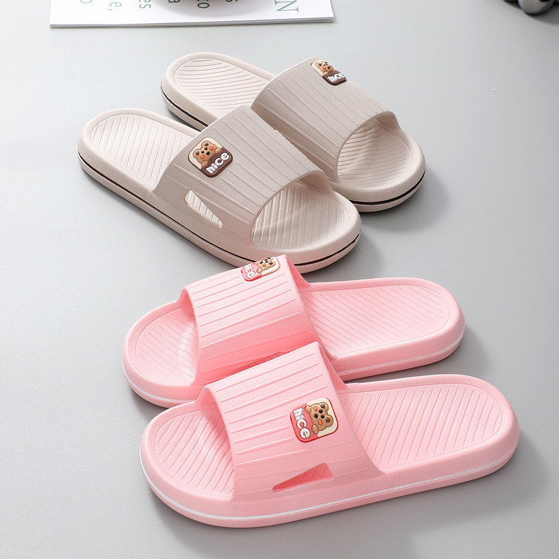 Slippers for Women Summer Outdoor Wear Indoor Home 2025 New Bathroom Bath Non-Slip Household Four-Season Sandals for Women