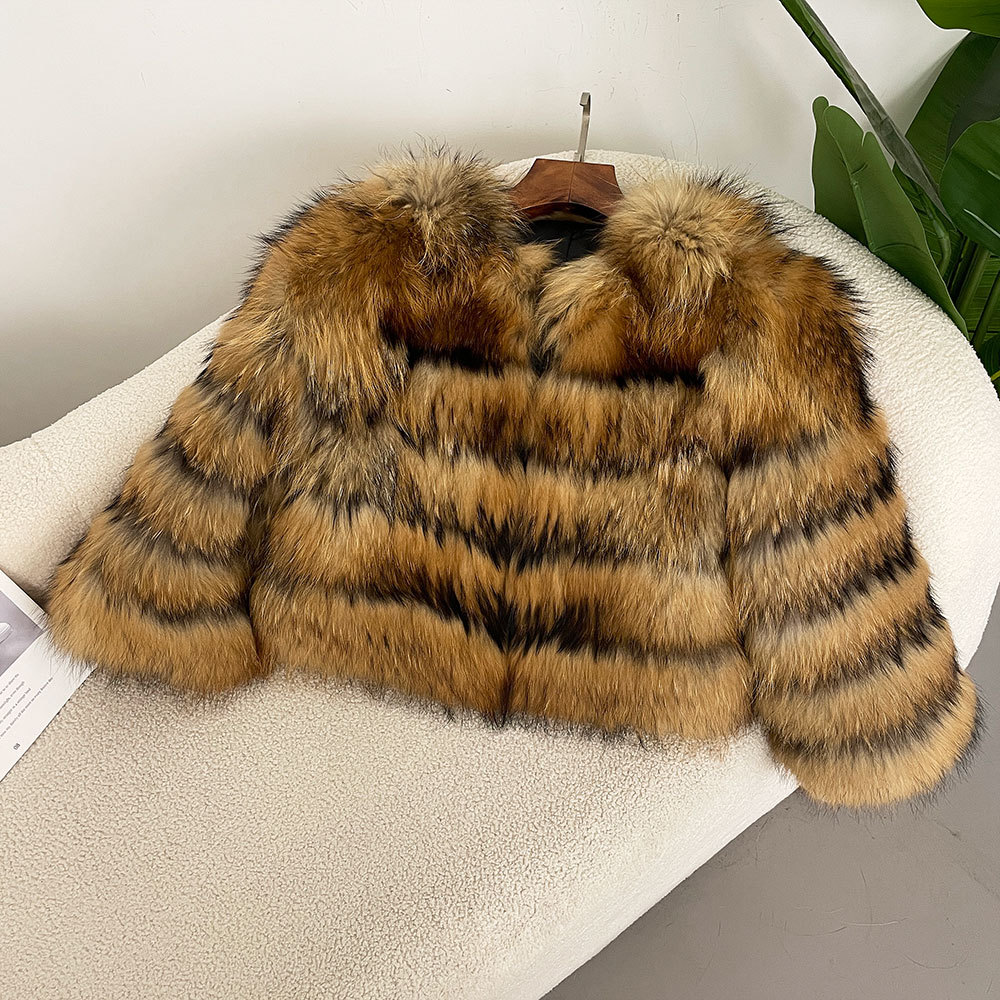 Women's Clothing hot selling winter real fox fur coat women's short fashionable thick warm fur coat_voghion.com