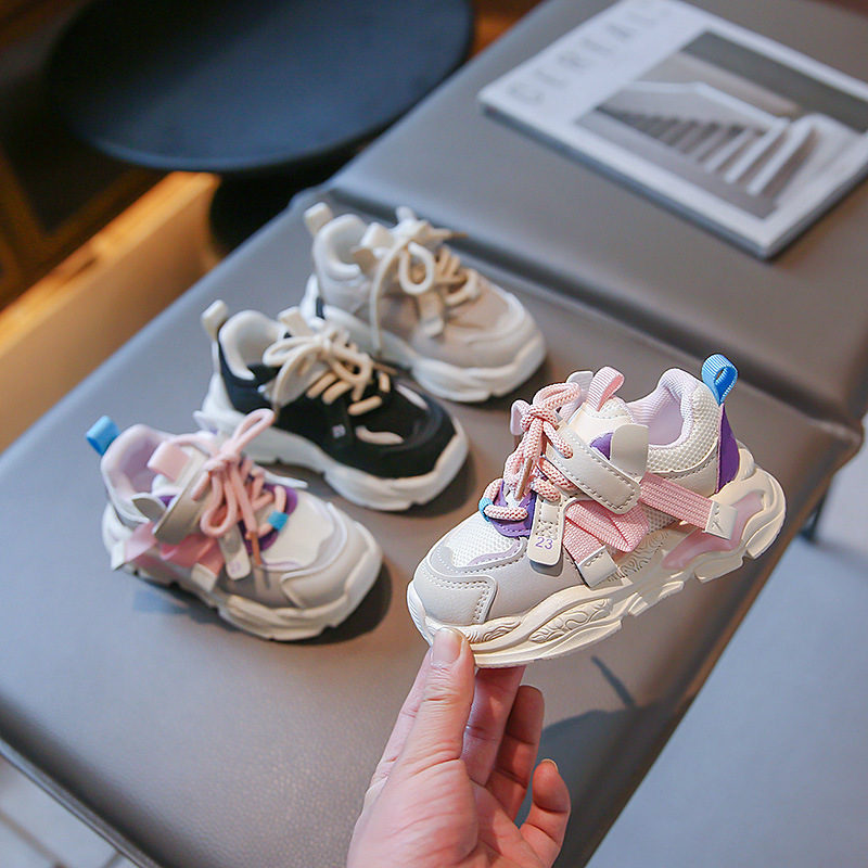 Tekaški copati Daddy Shoes za deklice Elegantni zračni mrežasti čevlji za fantke_voghion.com