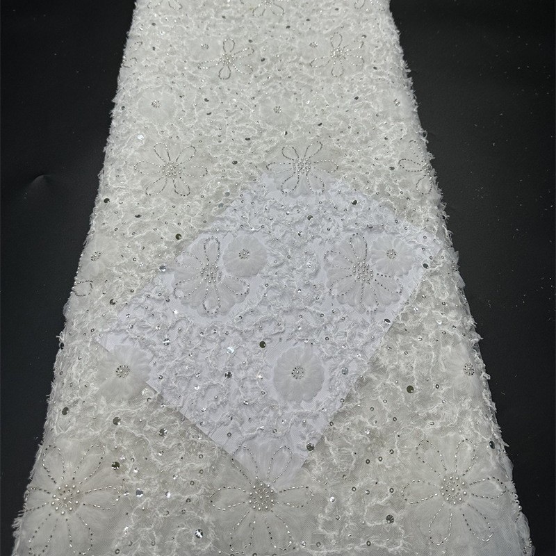 Fabricantes comercio exterior transfronterizo al por mayor pequeño plato bordado vestido de boda vestido de noche vestido de tela image 1