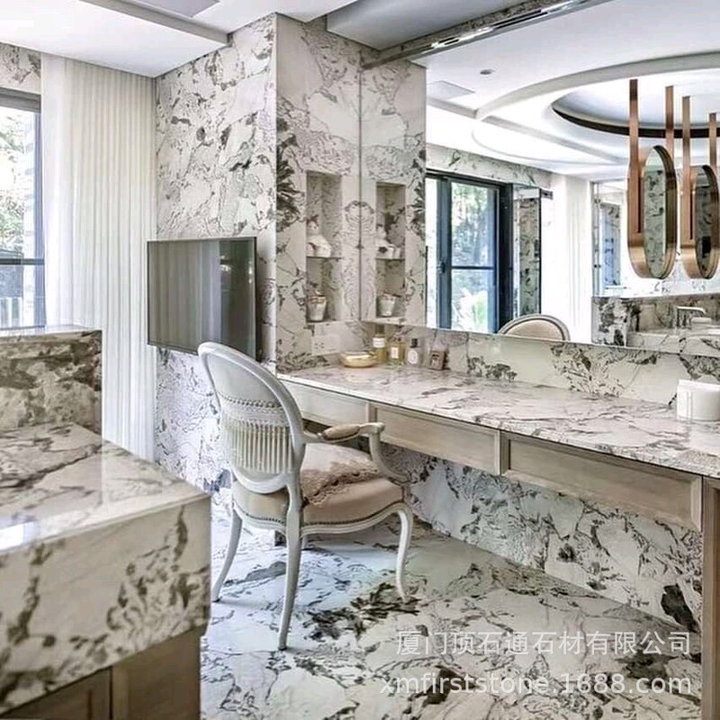 White Granite Countertop Bathroom Toilet Kitchen Bathroom Shower Room Living Room Wall Polishing Stone
