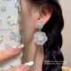 Dopamine Braided Flower Earrings Women's Summer Seaside Holiday Ear Studs Niche Light Luxury High-end Early Spring Accessories