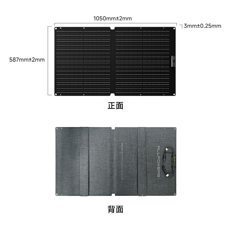 Солнечная панель ALLPOWER SE100 100Вт