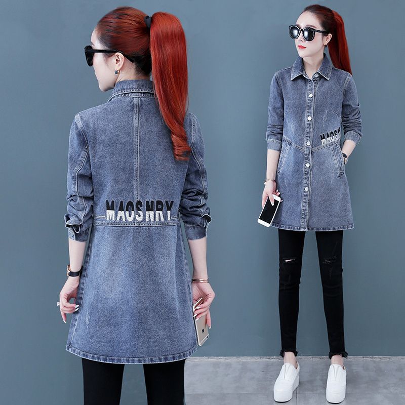 6801 # 수 놓은 중간 길이 [파란색]]