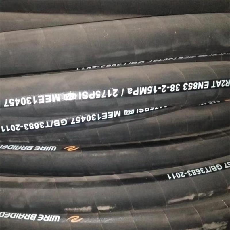 供应油管 厂家直销 高压钢丝编织胶管 耐高温胶管 耐油胶管 38mm