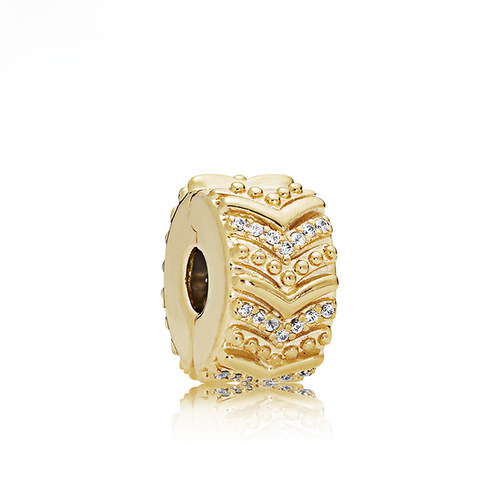 New Rose Gold Diamond-Embedded DIY Heart Flower Blue Sparkling Alloy Diamond Setting Clasp Bracelet Connector