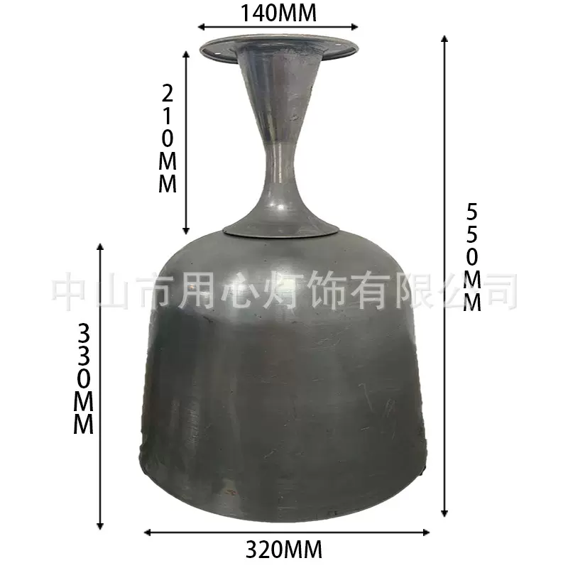 斜边桶两件餐桌子底座厂家批发组合粗胚可制定旋压五金配件小蛮腰