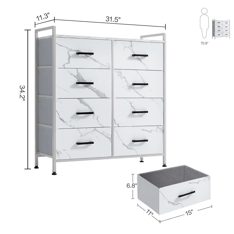 Gabinete de almacenamiento de madera gabinete de almacenamiento de múltiples capas para el hogar tipo cajón Nordic simple gap table pecho de cajones gabinete de almacenamiento de juguete