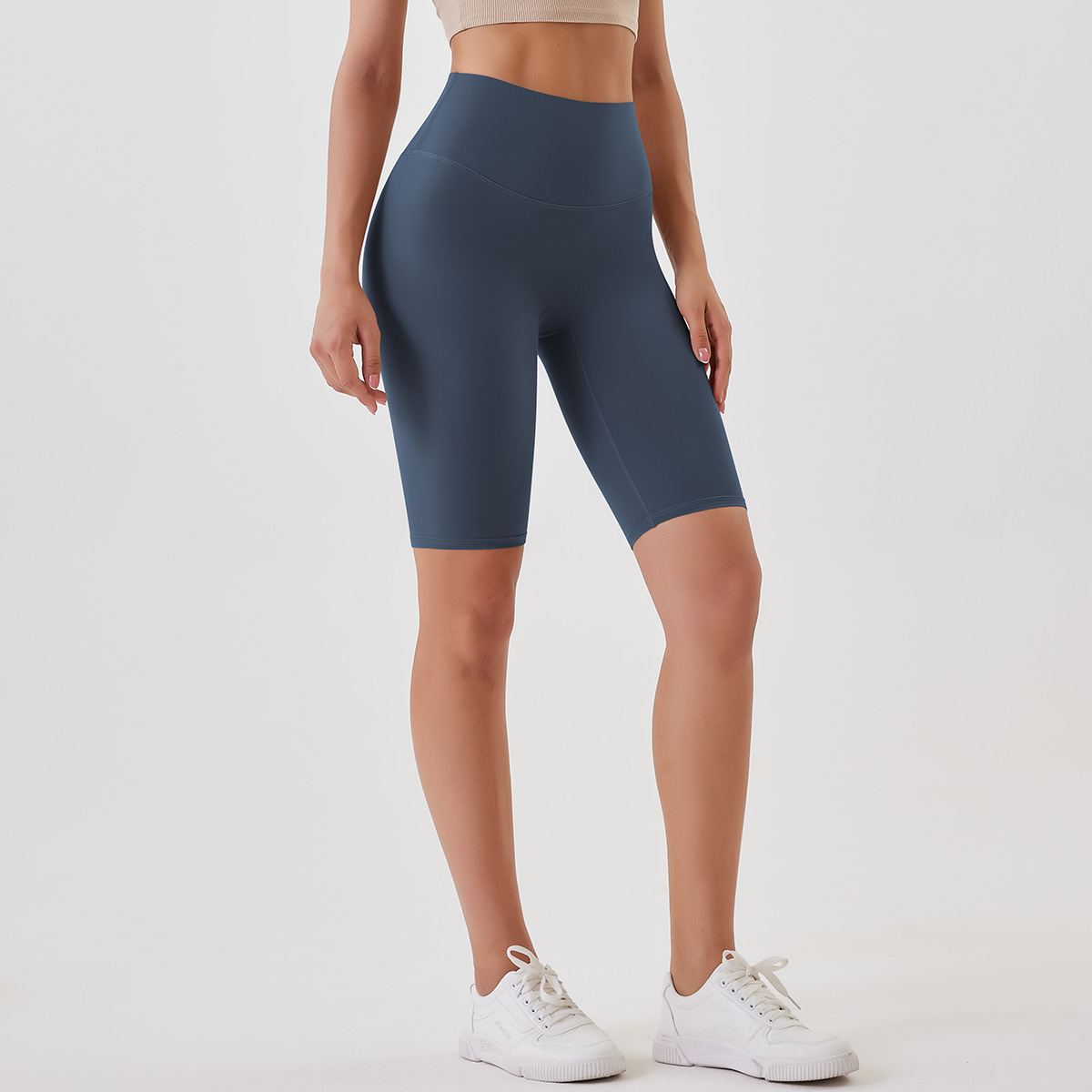 Hamidou-pantalones cortos de Yoga para mujer, mallas deportivas transpirables, de cintura alta, para entrenamiento y gimnasio - details 49