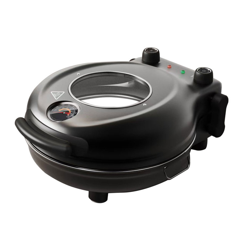 クロスボーダーピザマシン キッチン家庭用電気パン焼き器 電気ピザオーブン 両面パン焼き機 オーブン 220V欧州規格 110V|undefined