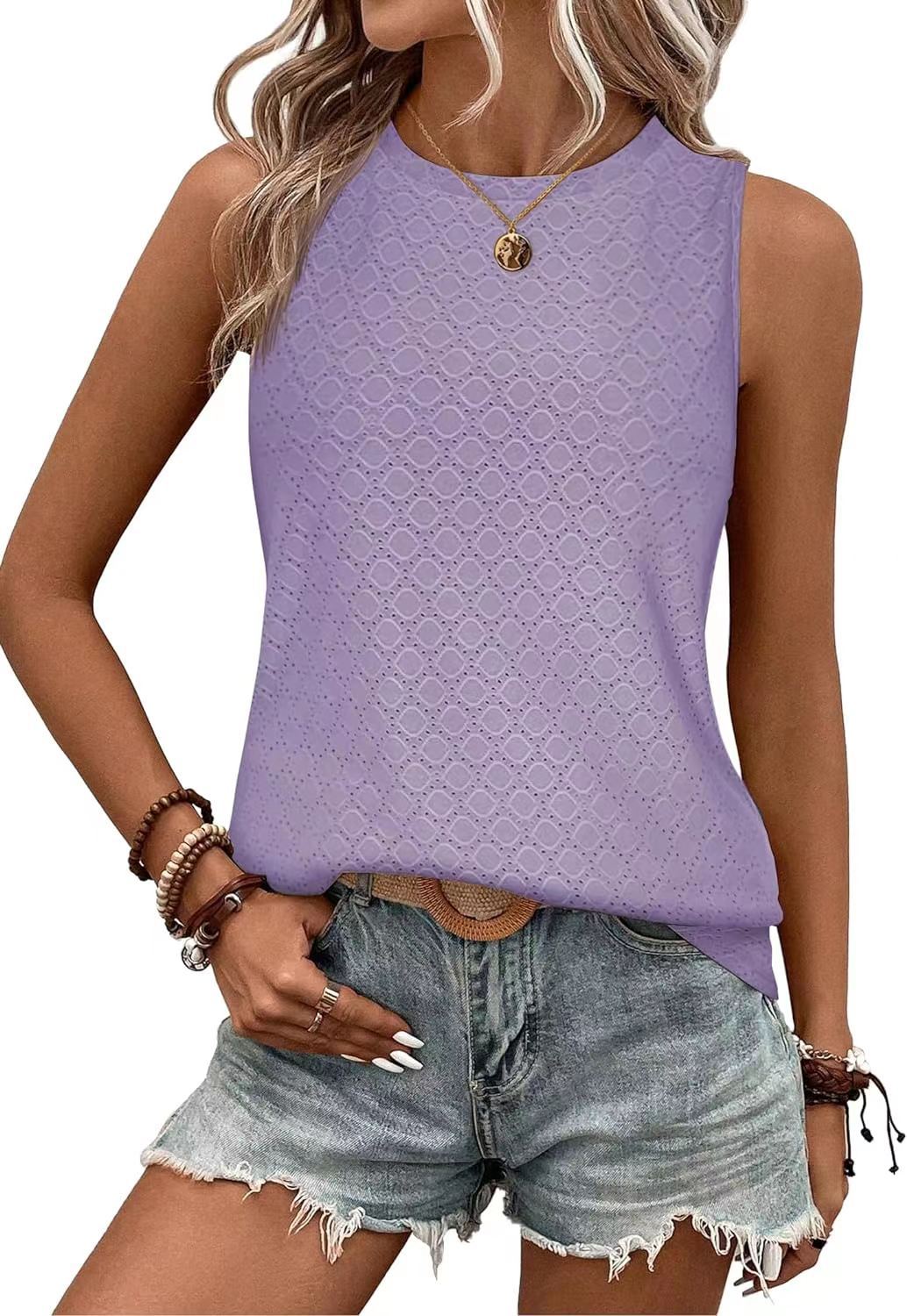 Women's Round Neck T-shirt For Spring And Summer Casual Wear_voghion.com