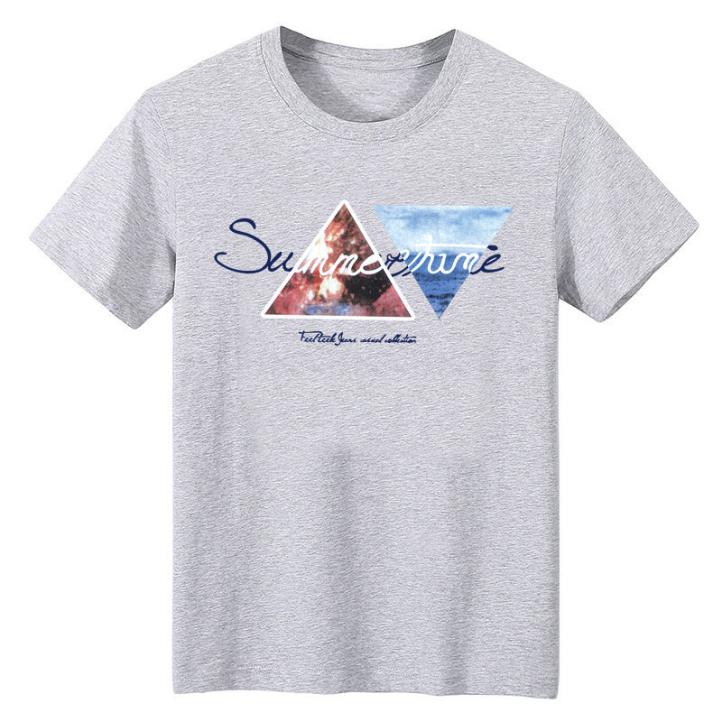 Camisa de manga corta de los hombres de verano nueva moda Moda impresión coreana delgada oferta de comercio exterior en stock al por mayor camisa de fondo