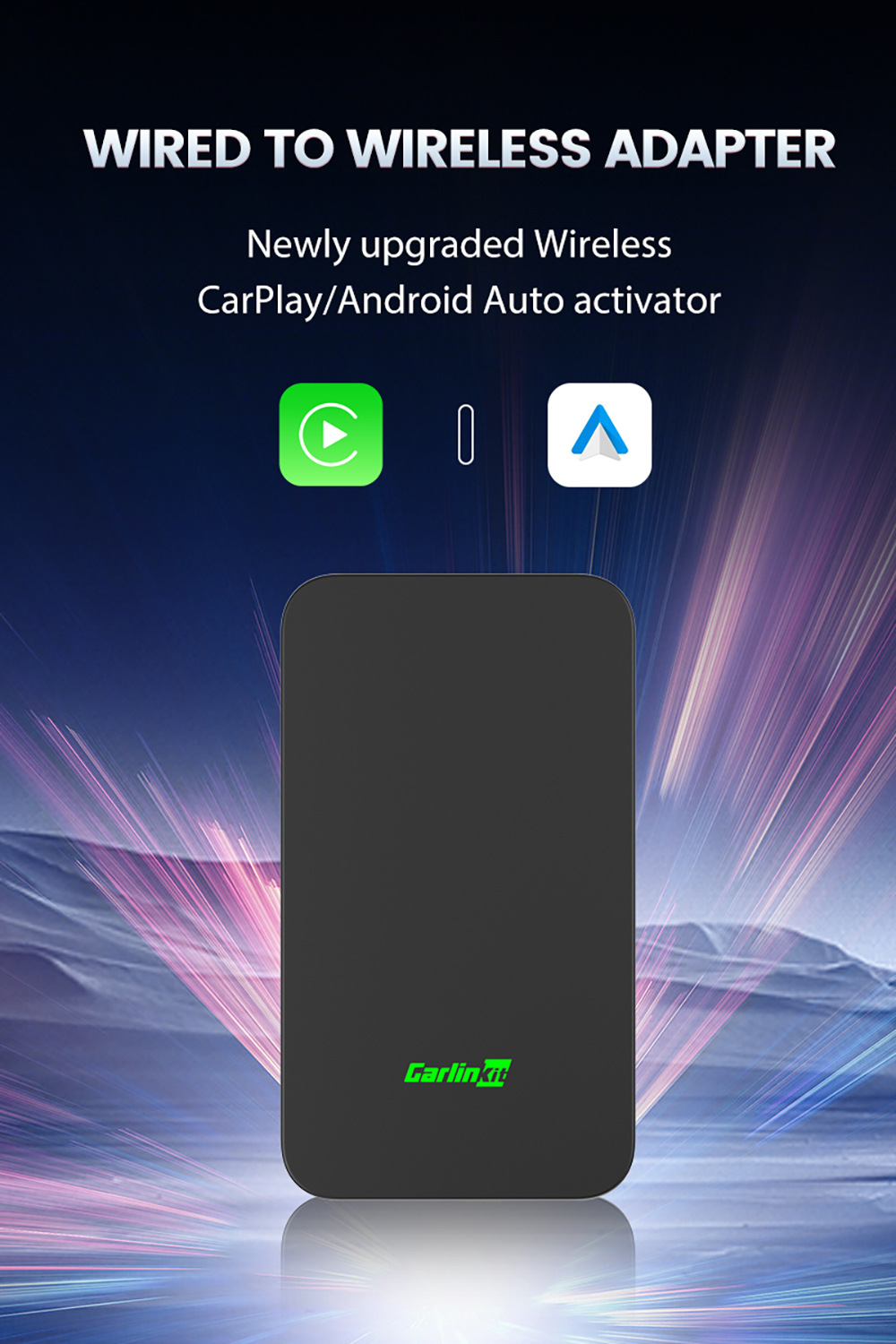 Cross-Border Source Carlinkit Original Car Carplay Wired to Wireless Box Apple Android Smart Connectivity Box
