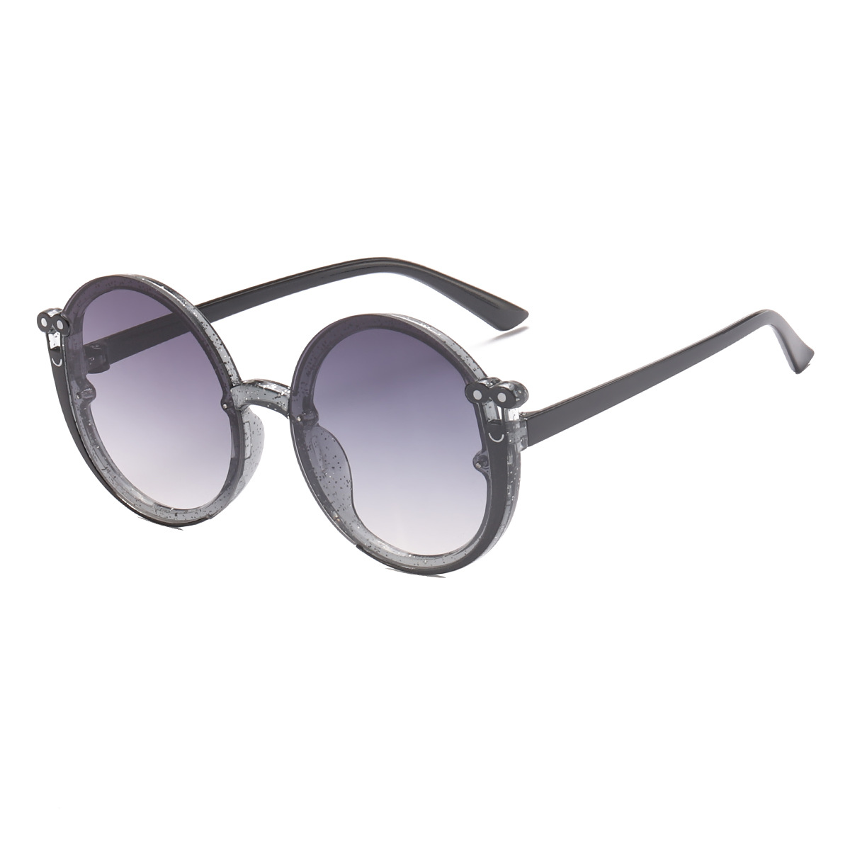 Pieza gris marco negro