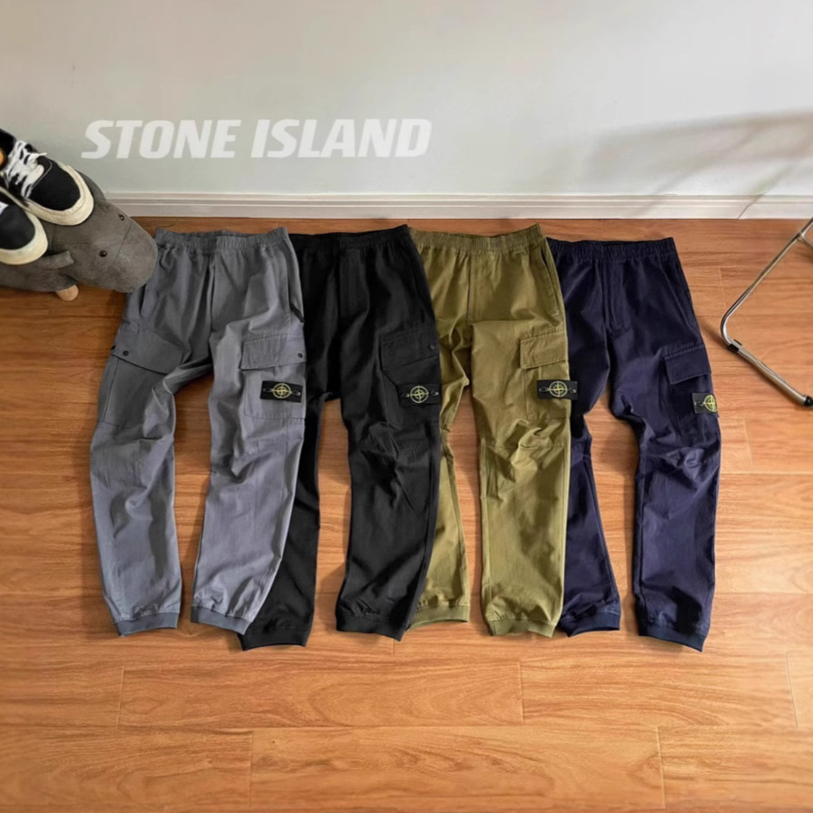 Sto Stone Compass Patch Functional Cross Badge Workwear Leggings Pants Outdoor Sports Men and Women Casual