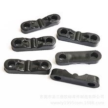 龙三厂供应斜面压线板A54电线压线扣L23mm圆角平面压线片孔距16mm
