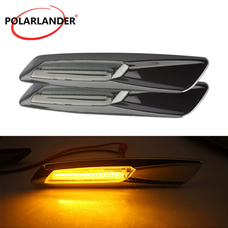 2 шт. Подходит для BMW 5 серии E39 E60 E61 F10 светодиодный указатель поворота боковой свет крыла