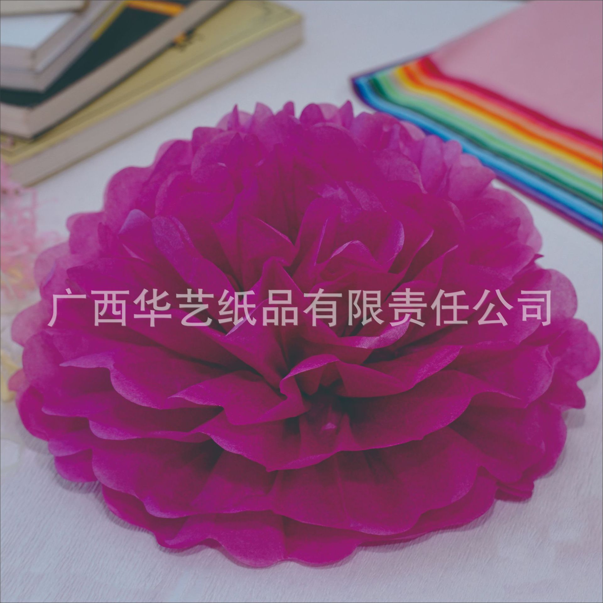 Bola de Flores de Papel Decorativo para Boda y Fiesta de Cumpleaños