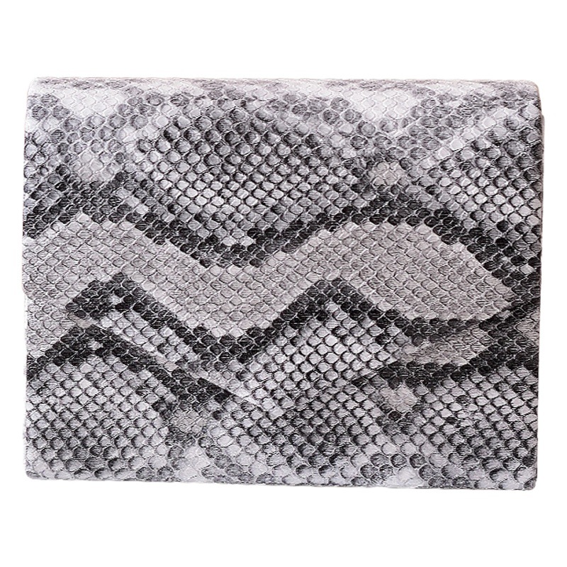 Creativa nicho de moda serpentina bolsa de estilo europeo y americano cadena patrón animal bolsa cruzada-frontera bolso de noche de las mujeres