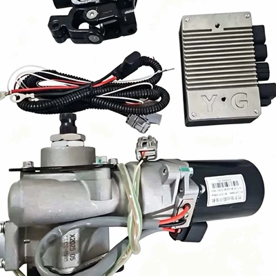 electronic steering, Steering gear assembly
