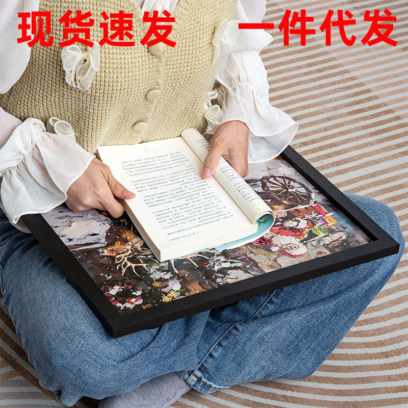 In-stock cross-border bubble cushion tray, reading tray, computer tray, home and commercial service tray, desktop decorative shallow tray In-stock cross-border bubble cushion tray, reading tray, computer tray, home and commercial service tray, desktop decorative shallow tray