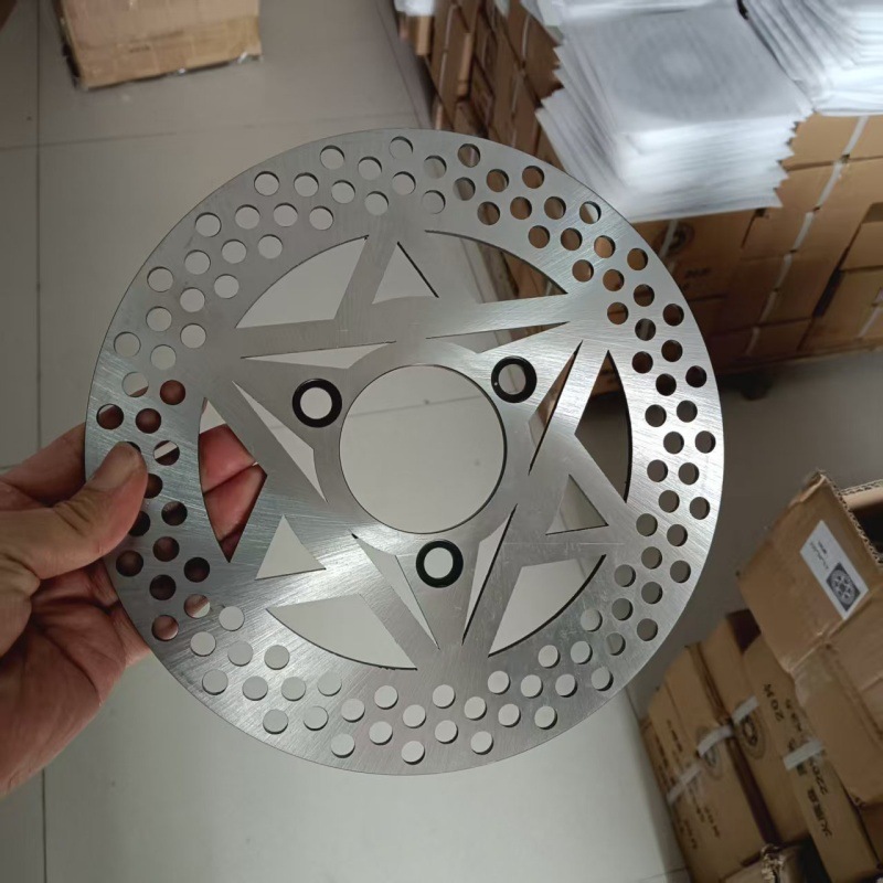 Aircraft-Grade Disc Brake Rotor 220*58*4 Thick - Hole Spacing 70, Brake Disc No. 9 for Niu, Yadea, Lujia Front Wheel, Thickened