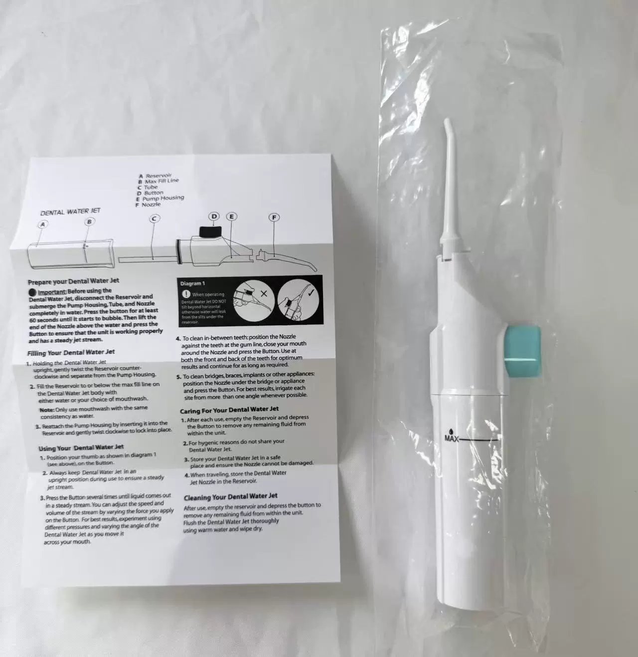E -commerce live product Water FLOSS tooth washing device portable manual high -pressure teeth
