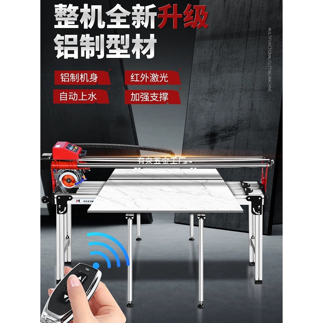 Многофункциональный полностью автоматический настольный станок для резки плитки, каменная плита, напольная плитка, водоструйная машина для микрохрустального камня, интегрированная машина для снятия фаски под углом 45 градусов