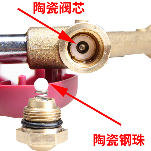 Ceramic valve withstands pressure of 250kg, high-power cleaning machine, high-pressure 3/8 car wash water gun, car wash machine gun shutdown