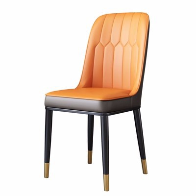 Pequeña silla naranja de piña