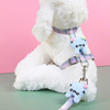 Traction rope worker character back can adjust the small and medium -sized teddy dog rope cross -border explosion