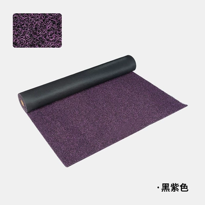 Floor Mats, Encrypted Flat-Bottomed Wire Loop: Ayaqaltılar (Kovriklər) - 129-black-purple