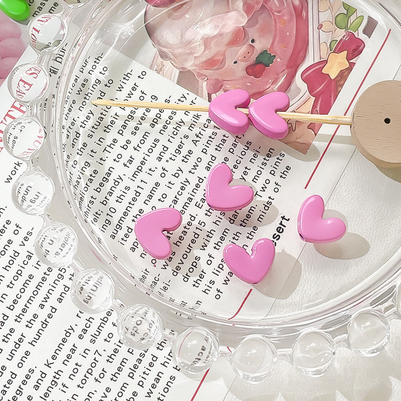 2g Weight Beads Jewelry Making Type 10 * 8mm Jewelry Making Size DIY Jewelry Accessories Classification Hole 1~1.9mm Hole Size 1 Piece Quantity Zinc alloy Material Heart Shape Pattern Stoving Varnish Design Cute Style 1 Piece 10 * 8mm Hole 1~1.9mm Zinc Alloy Heart Shape DIY Jewelry Accessories Beads 7