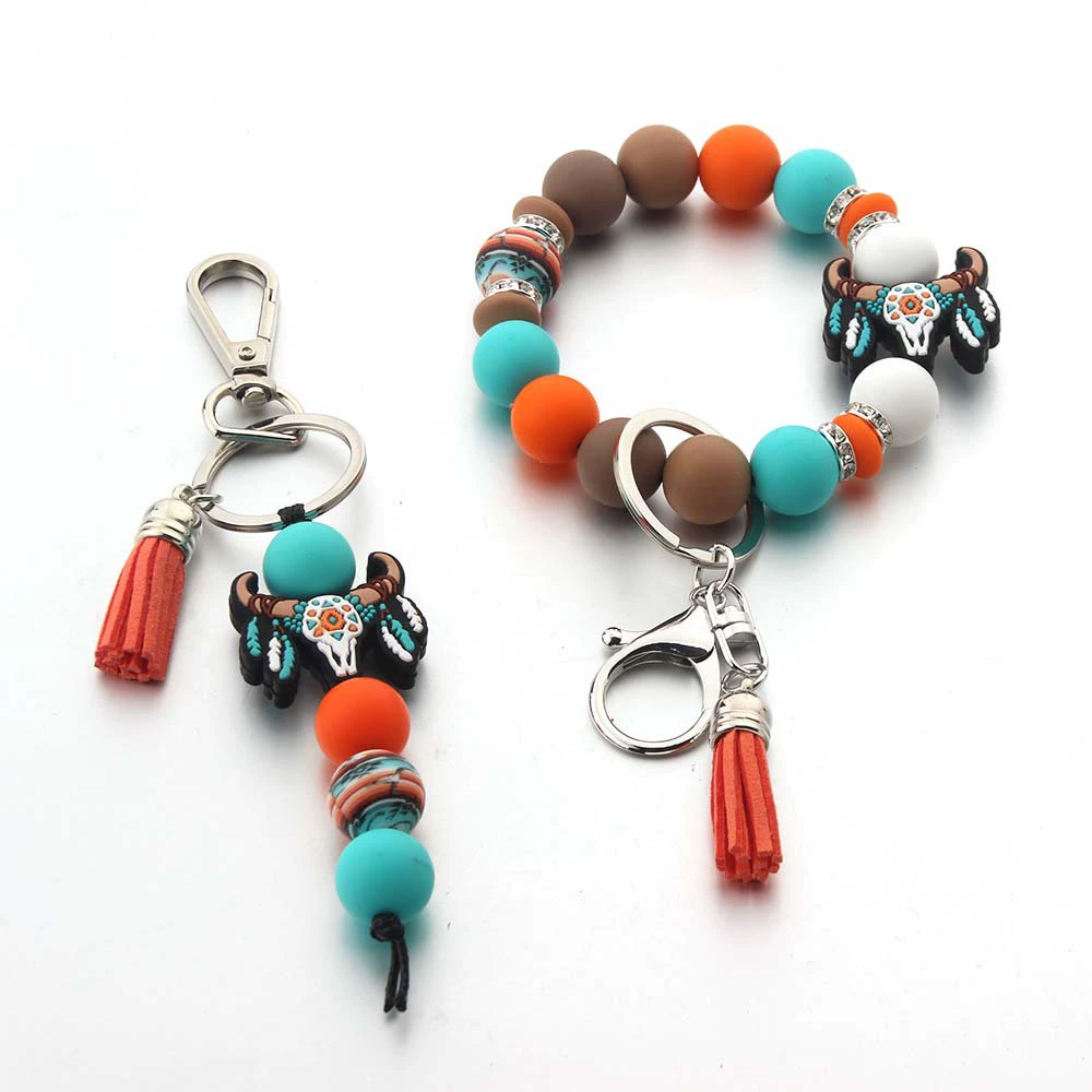 (Cross-border trading), denim silicone keychain, accessory, pendant