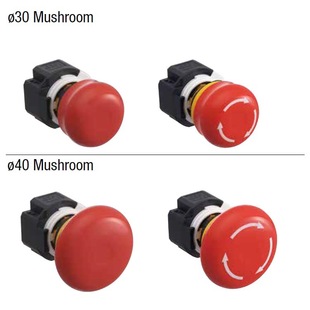 3NC contact three-way emergency stop button switch 16mm XA1E-BV mushroom head selection manual pdf