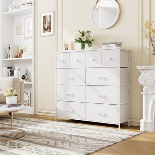Modern Simple Fabric Ten Drawer Type All-match Living Room Bedroom Entrance Storage Cabinet Assembly Bedroom Wall Storage Cabinet