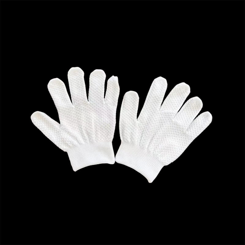 파인애플 패턴 화이트 나노 장갑