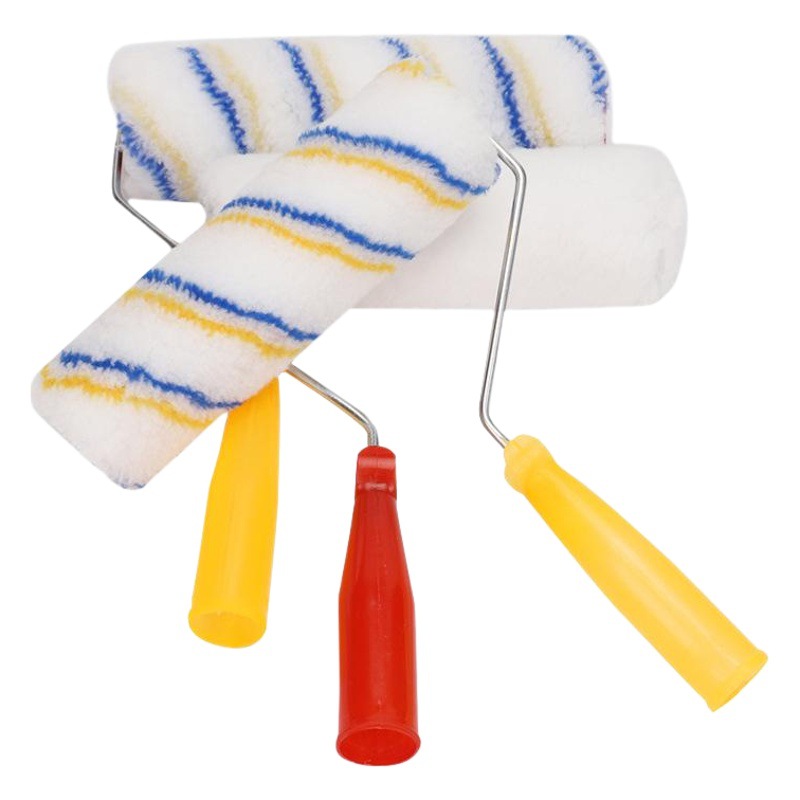 Fábrica al por mayor rodillo cepillo caliente derretimiento poco pulgar sin ángulo muerto rodillo cepillo de pintura de látex rodillo al por mayor cepillo de pintura