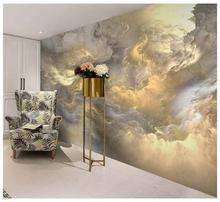 北欧抽象艺术墙布星空云彩墙纸个性祥云背景墙纸网红直播卧室壁画