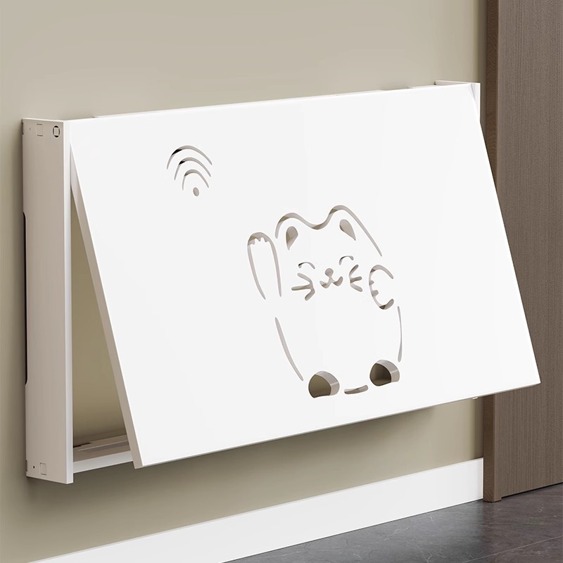 弱电箱盖板电表箱遮挡装饰画电闸wifi网线盒多媒体信号箱遮丑挂画