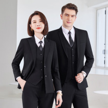 男女同款商务正装工作服西装职业套装西服职业装春秋冬季新款通勤