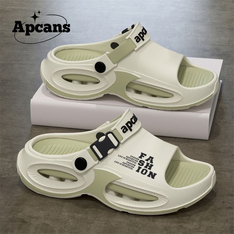 Apcans爆款软底拖鞋男夏2025新款外穿运动防滑开车两用踩屎感凉鞋|undefined