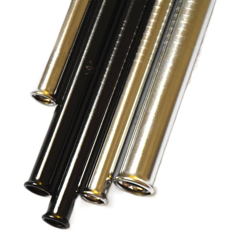 304 соломка из нержавеющей стали 316 металлическая соломинка против царапин язык против царапин цветная соломинка Амазонка трансграничные взрывы