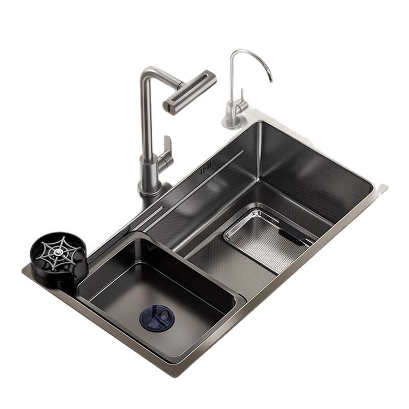 Fregadero Bajo Encimera de Cocina 304 de Acero Inoxidable, Recubrimiento Nano