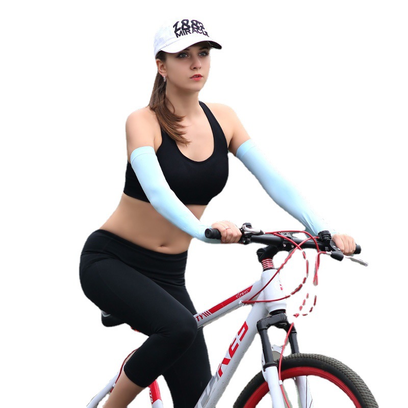 廠家直銷冰袖女防曬袖套騎行開(kāi)車防紫外線套袖冰爽男臂袖大量批發(fā)