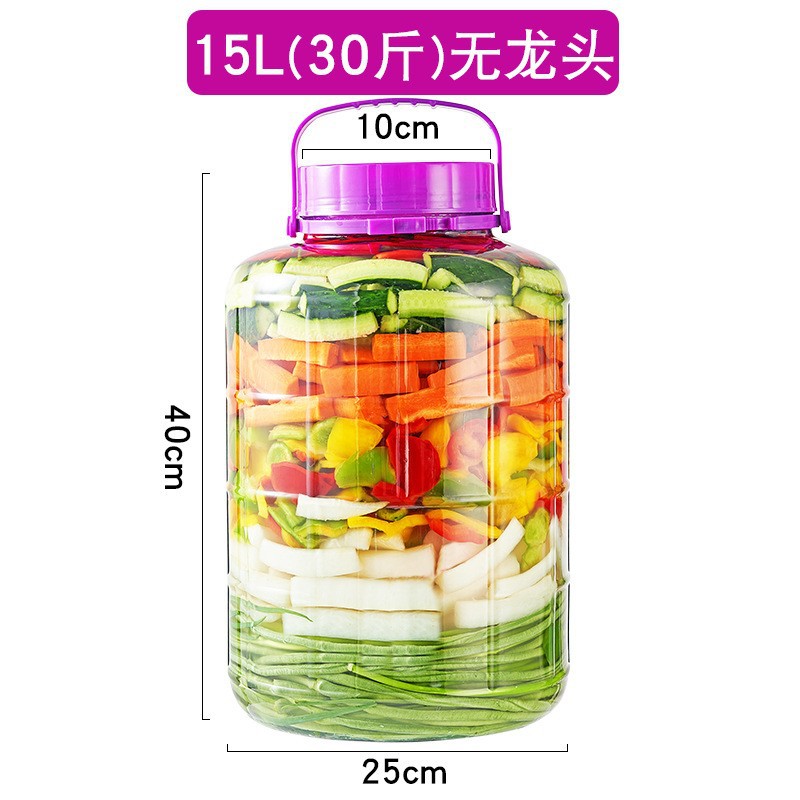 15kg 수도꼭지 없음; 투명