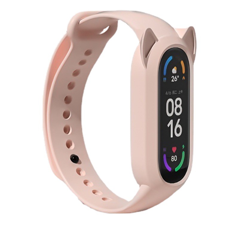Aplicable a la pulsera Mi 9/8/7 3/4/5/6 pulsera de oreja de gato versión nfc pulsera de tercera, cuarta y quinta generación